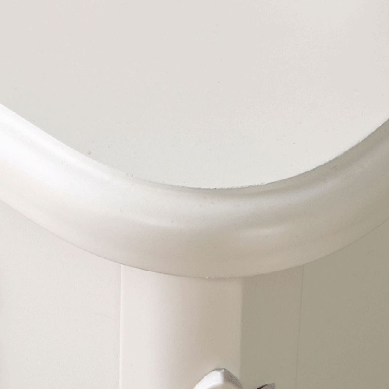 15.74" Wide Accent Chest Modern White Rectangle Chest with Drawers