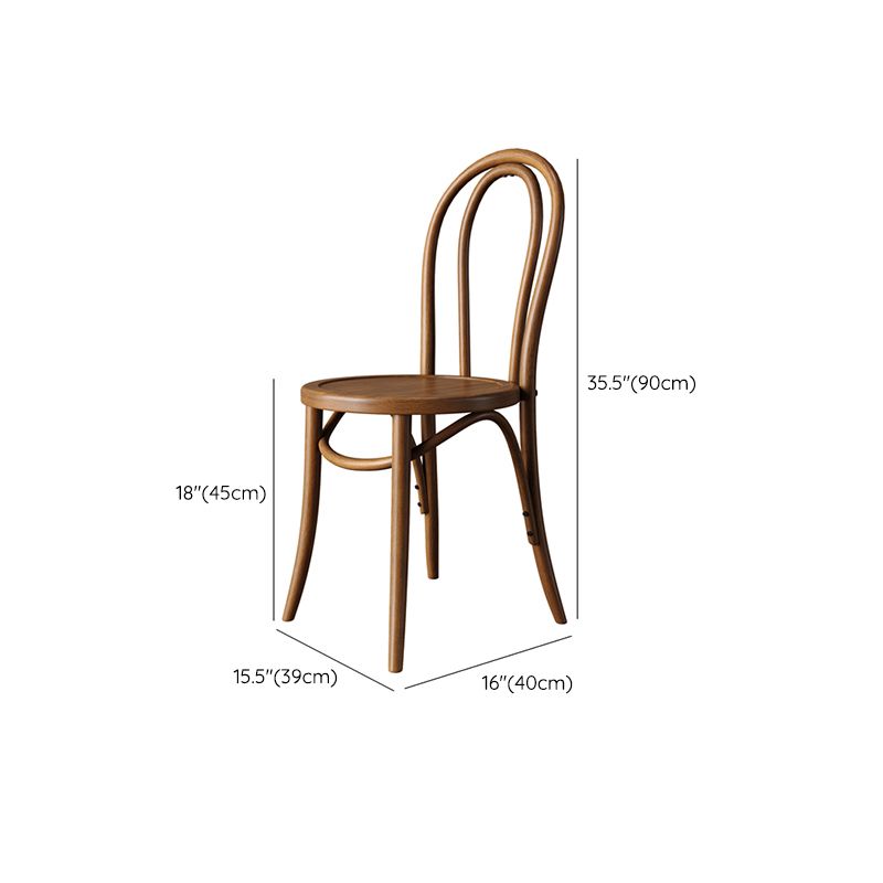 Modern Style Dinette Set 1/2/4/5 Pcs Round Solid Wood Dinette Table with Dining Chair