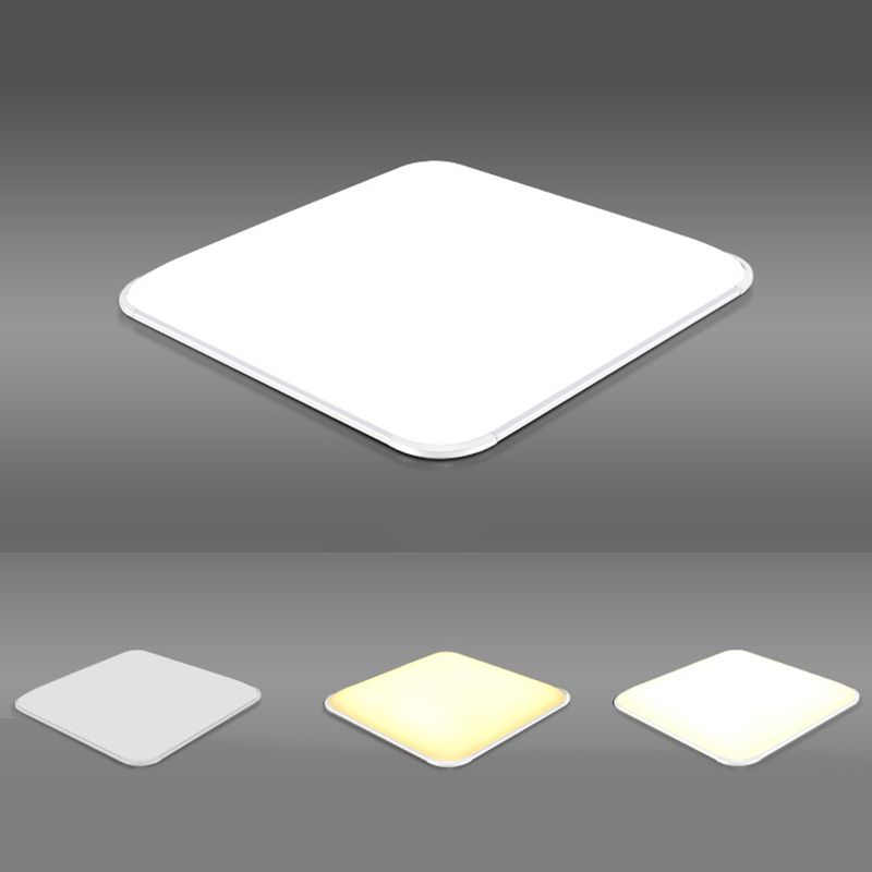Aluminum Geometric Flush Ceiling Light Fixtures Modern Style 1-Light Led Flush Light