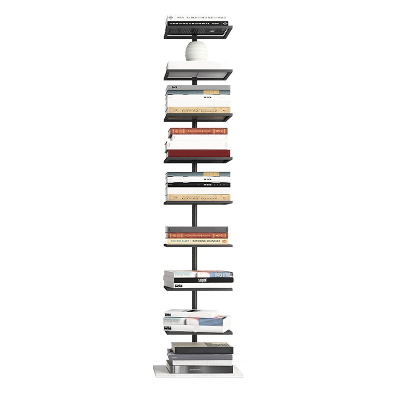 Modern Style Open Bookshelf Vertical Shelf Bookcase for Home