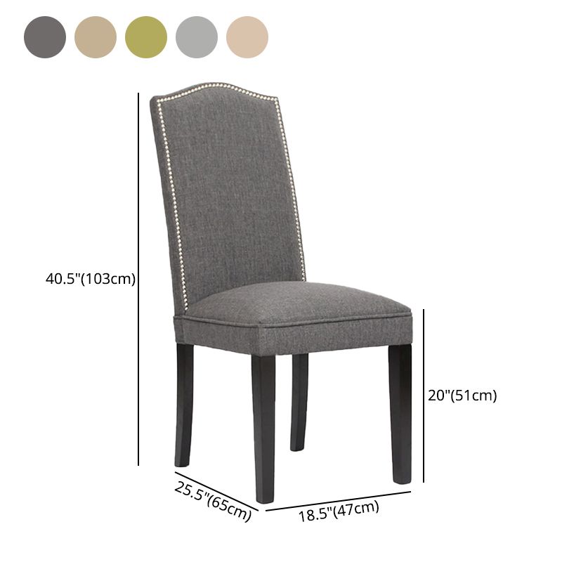 Eigentijdse stijl houten eetkamerstoel eetgeloze zijstoelen voor keuken