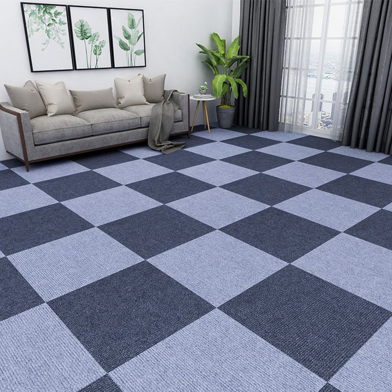 Carpet Tile Non-Skid Fade Resistant Solid Color Self-Stick Peel and Stick Carpet Tiles