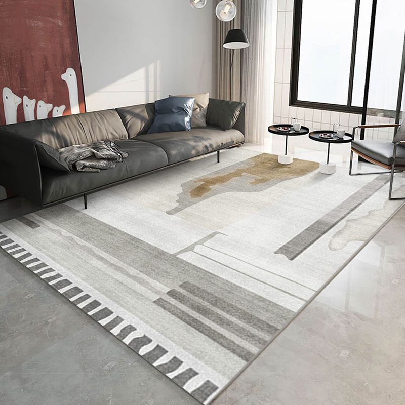 Abstract painting Aesthetic Soft Rug Rectangle Loom Rug for Bedroom