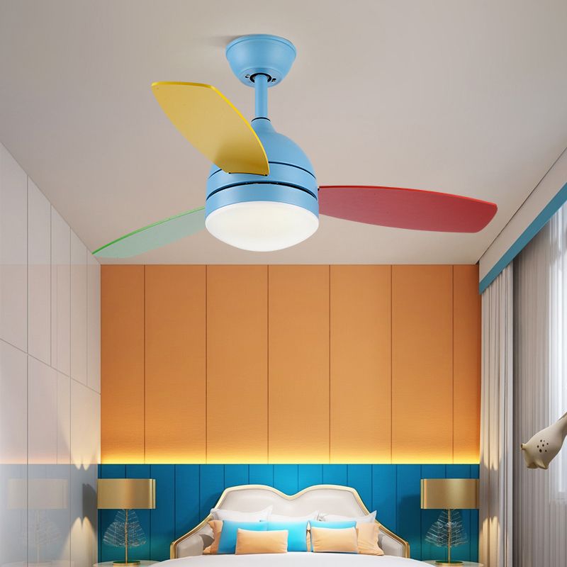 Lámpara de ventilador de techo de jardín de domos LED SEMI SEMI SEMPLIS
