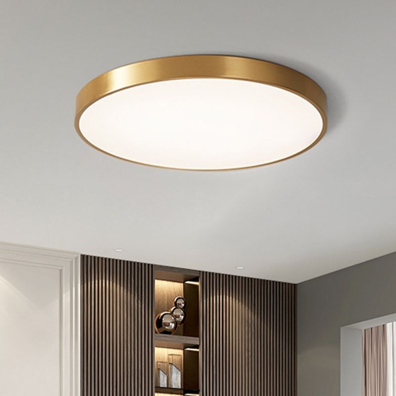 Luminaire de plafond encastré moderne en métal