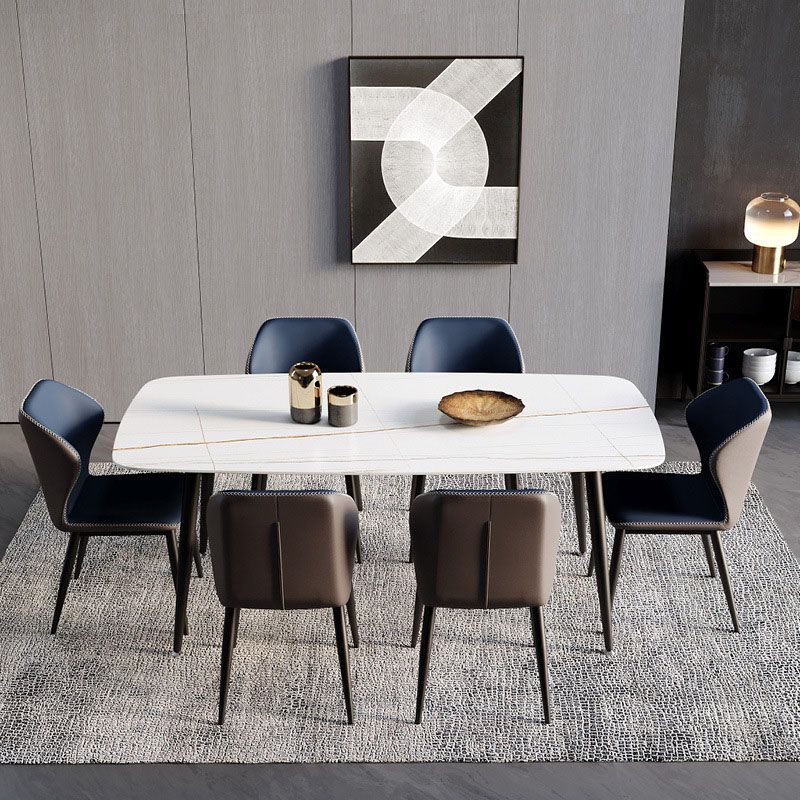 Sillas modernas que cenan el sillón orejero sin brazos con las piernas del metal para la cocina