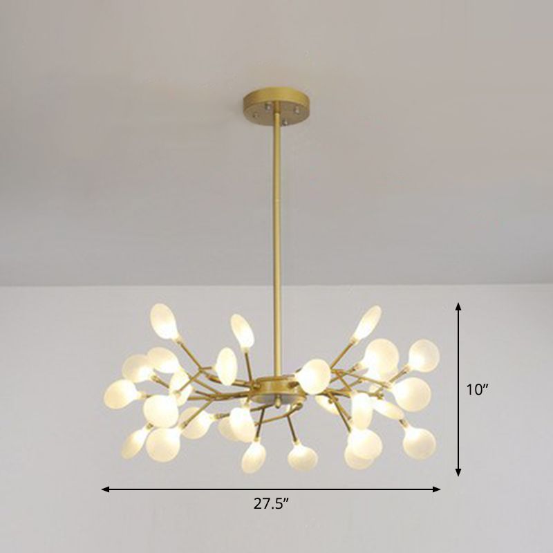 Lampaggio a LED del ramo di albero nordico LEDELIER ACRILICO BACCHIO SOSPENSIONE CAMERA IN OLCO