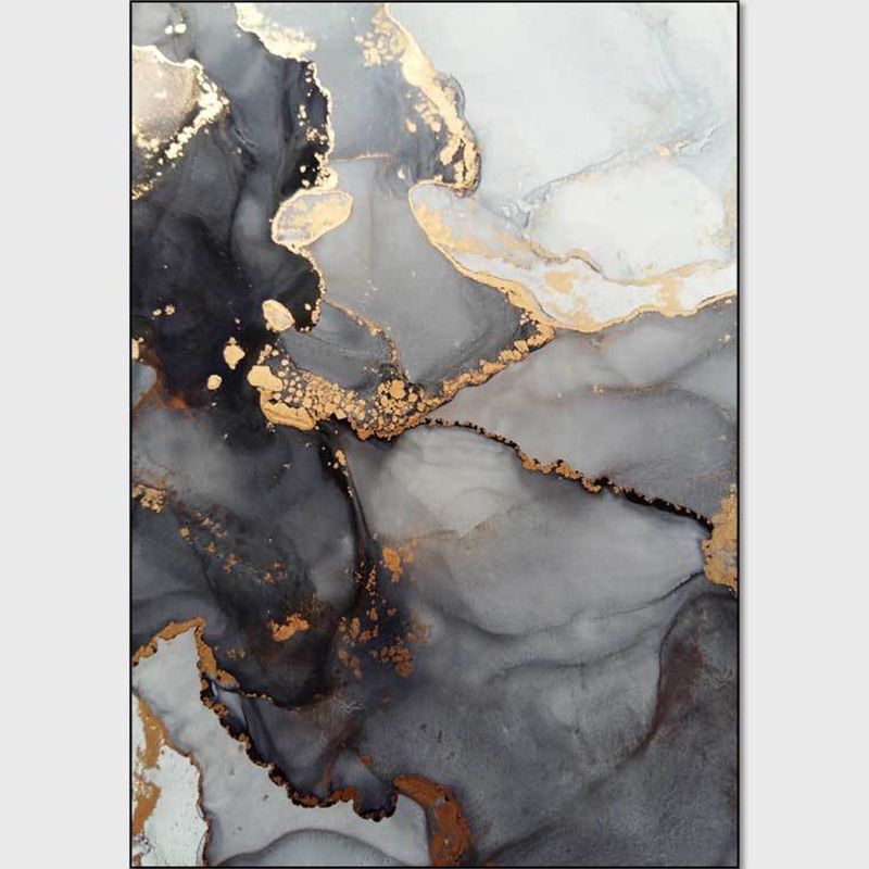 Multi-Farben zeitgenössischer Teppich Polyester Aquarell abstrakter Teppich Anti-Rutschmaschine Waschbarer Haustierfreundlicher Teppich für Schlafzimmer