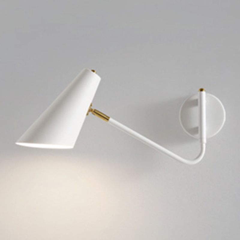 Metal Cup Wall Mounted Lamps Modern Style 1 Light Wall Lighting Fixtures