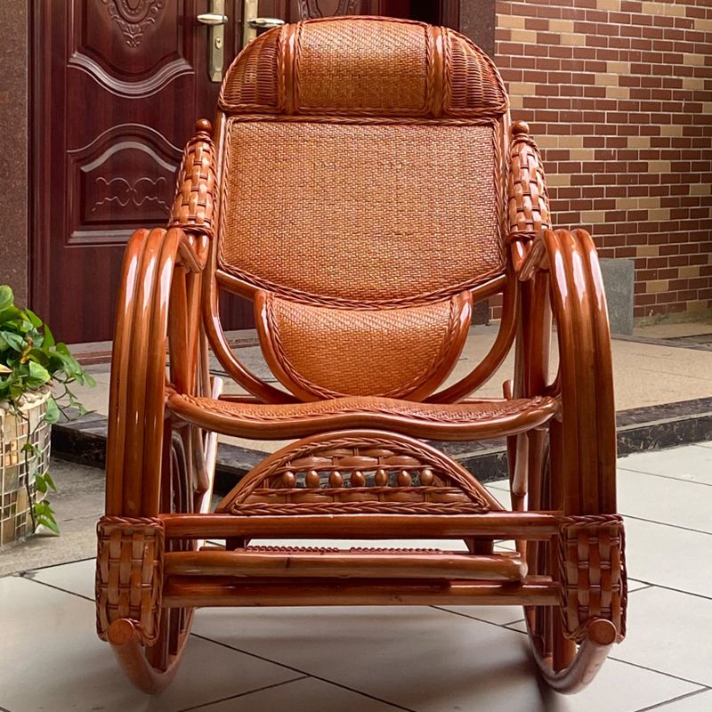 Traditional Recliner Chair Rattan/Wicker Recliner Chair for Living Room