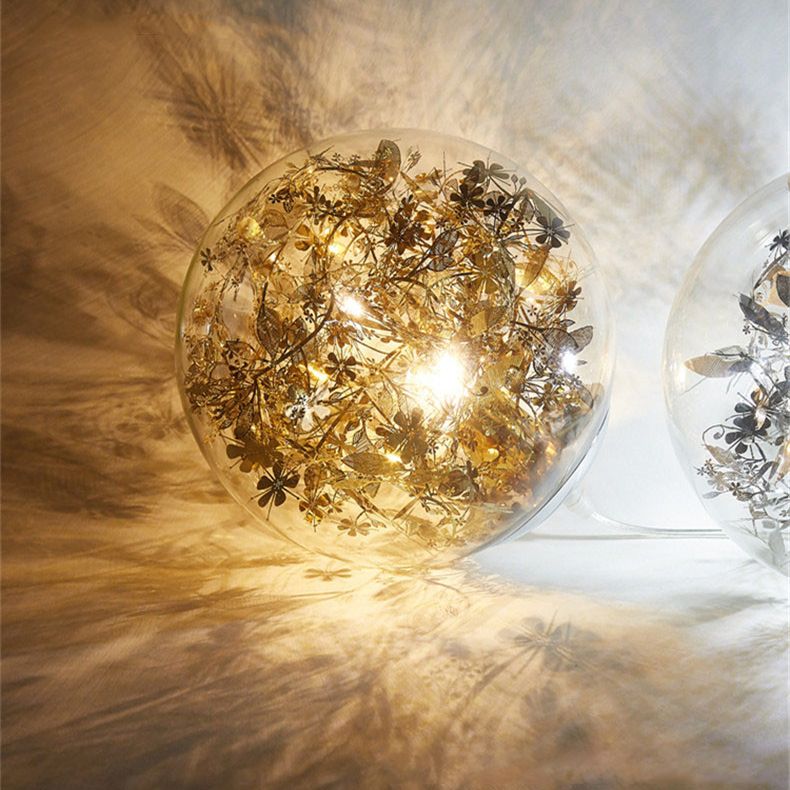 Shattered Leaves Hanging Pendant Light Contemporary Style Glass Dinning Room Pendant Light Kit