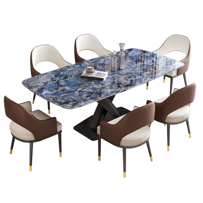 Pedestal Dining Table Modern Dining Table for Kitchen Dining Room