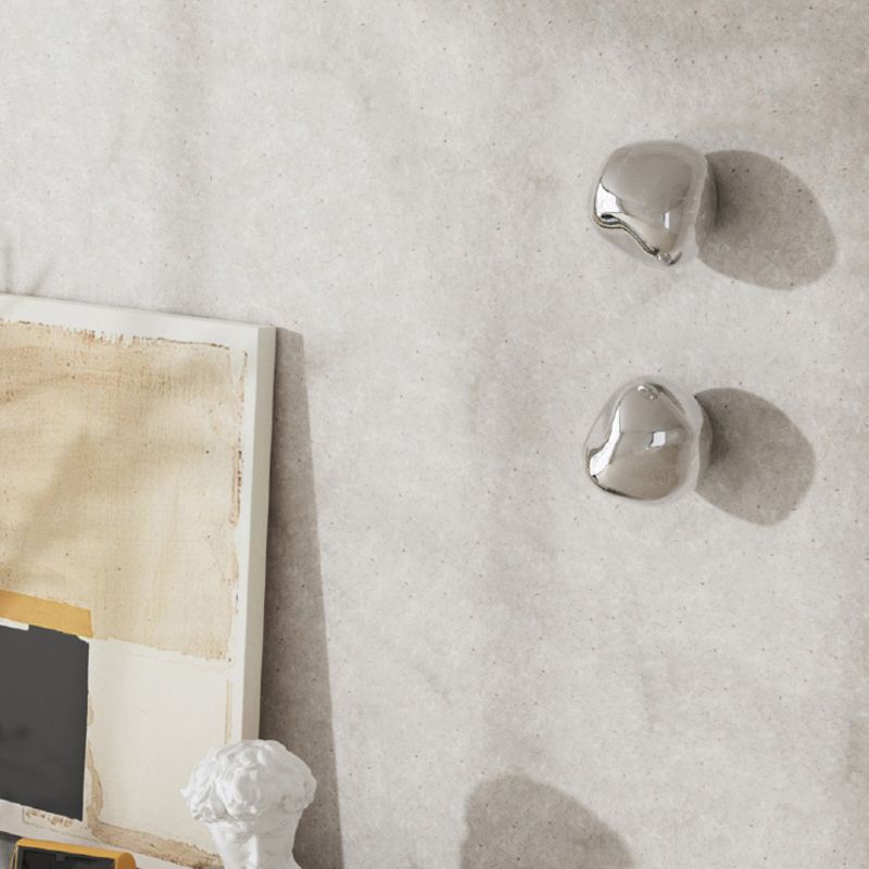 Unique 1 - Light Wall Light Fixture Modern Glass Wall Sconce in Sliver / Amber