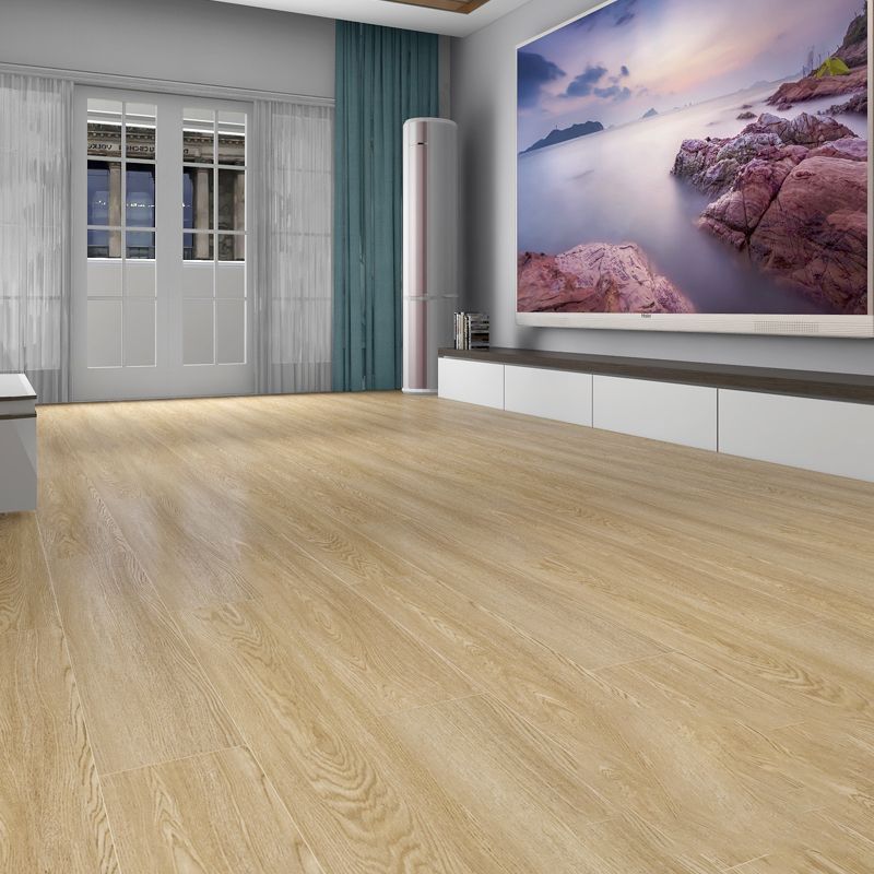 Traditional Wood Floor Planks Click Lock Wire Brushed Trim Piece