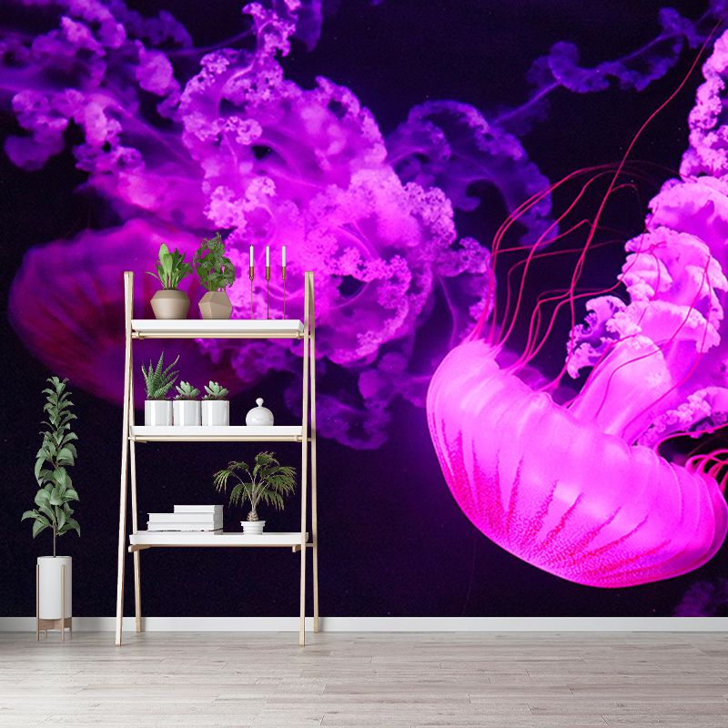 Seabed Wall Mural Mysterious Modern Style Mildew Resistant for Wall Decor