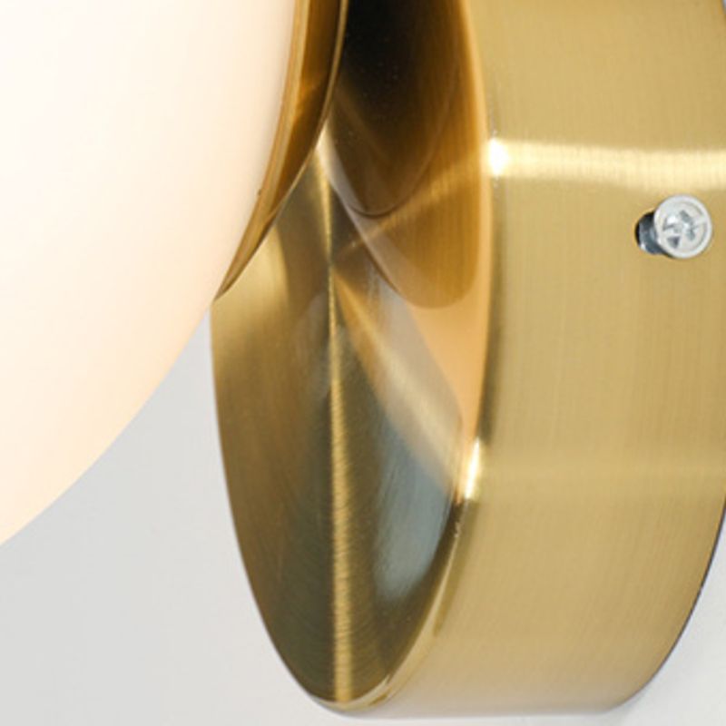 Nordic Vanity Light Minimalist Glass Wall Light Sconce for Washroom