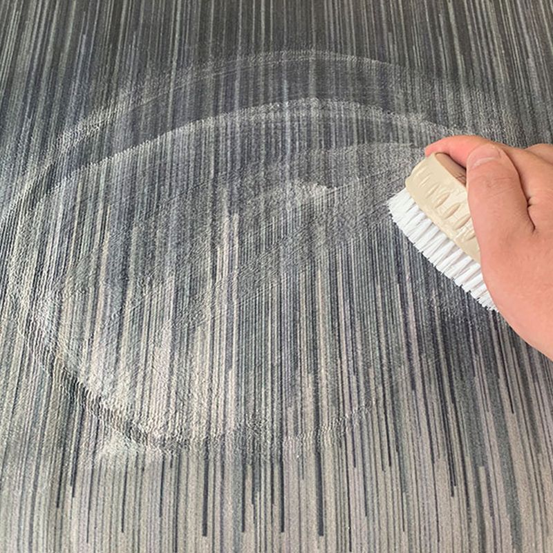 Grauer moderner Teppich Polyester Geometrischer Muster Teppich Nicht-Rutsch-Rückseite Teppich für Wohnkultur