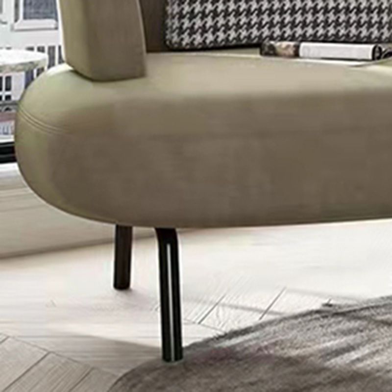 Scandinavian Chaise Lounge Couch Solid Color Chaise Lounge for Bedroom