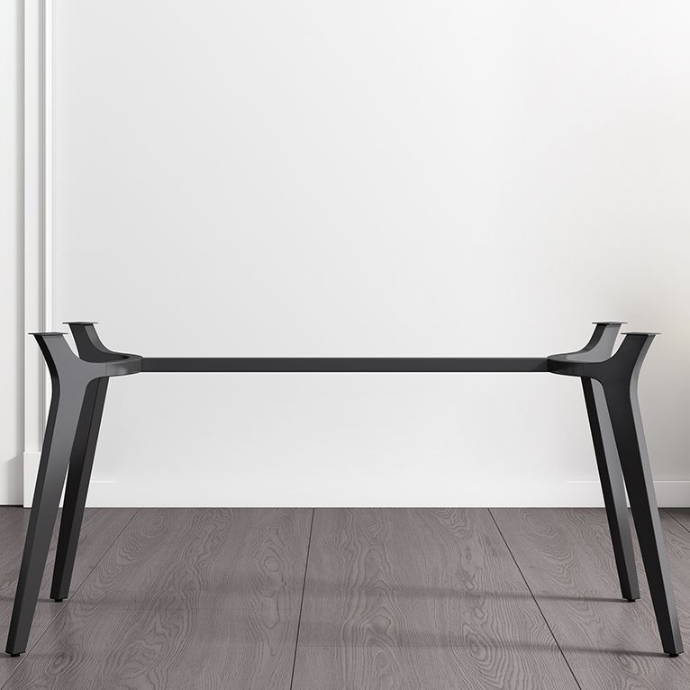 Forma rectangular mesa de estilo industrial mesa de piedra sinterizada para uso doméstico