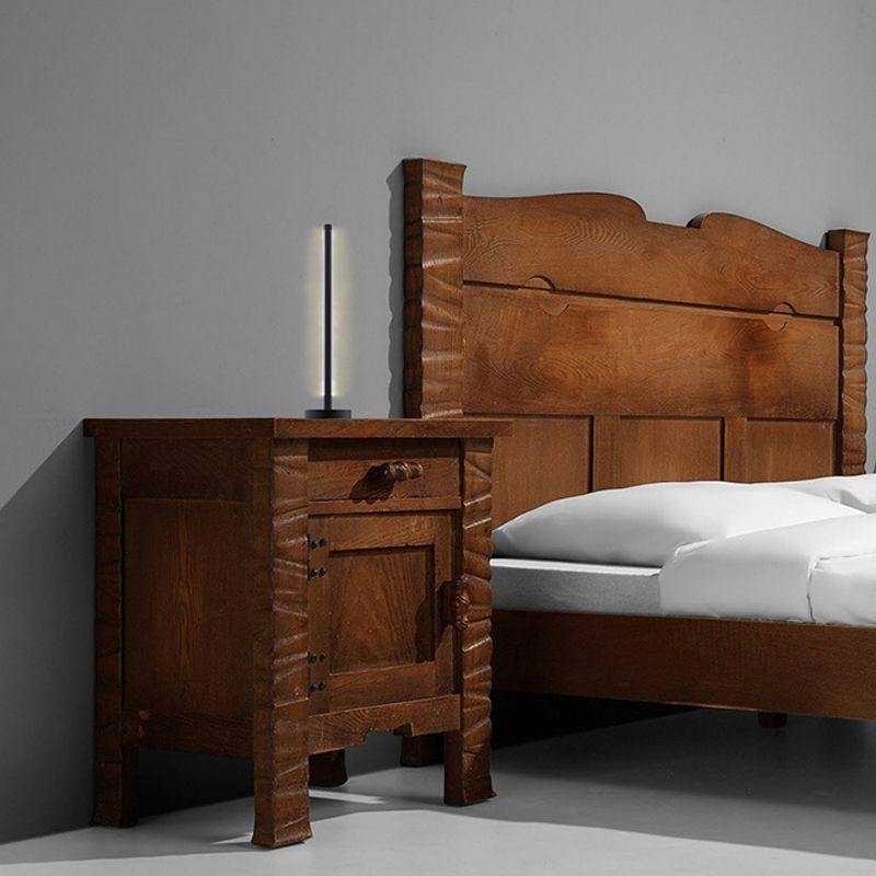 Light da tavolo lineare metallico moderno per tavolo per lo studio salotto camera da letto