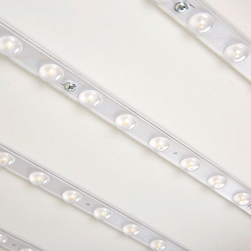 Round Flush Mount Light 1 Light Acrylic Modern Macaron Flush Mount Spotlight for Bedroom