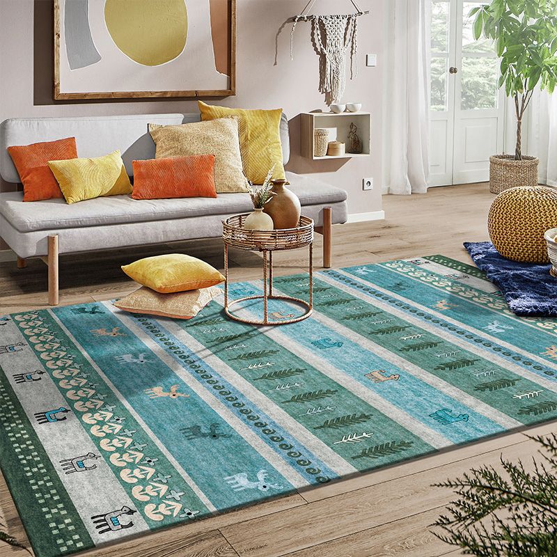 Marokkaanse geo-gedrukt tapijt tapijt veelkleurige synthetisch gebied Tapijt niet-slip huisdiervriendelijk binnenvleed voor de woonkamer