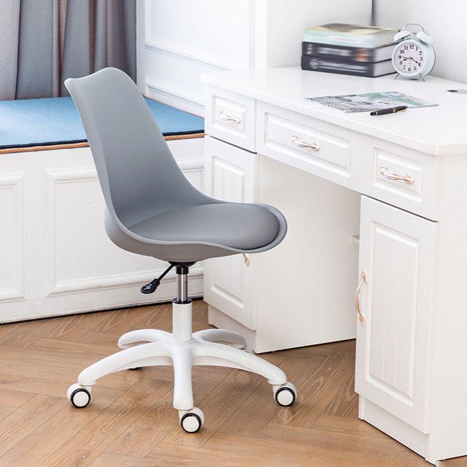 Modern Nylon Conference Chair with Low and Swivel Back Home Office Chair