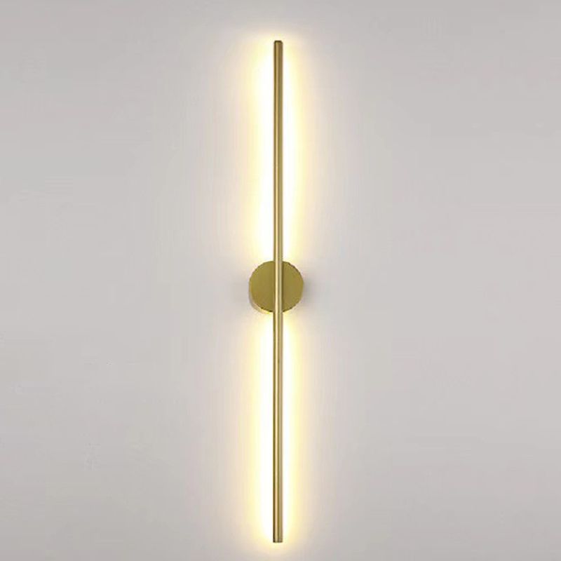 Linear Wall Mounted Light Fixture Minimalist-Style LED Metal Sconce Light Fixture