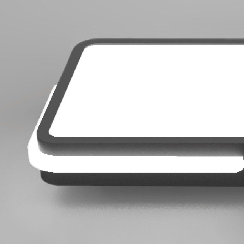 Soporte de montaje de iluminación de techo de soporte de montaje de descarga de luz de montaje en el techo de metal rectangular