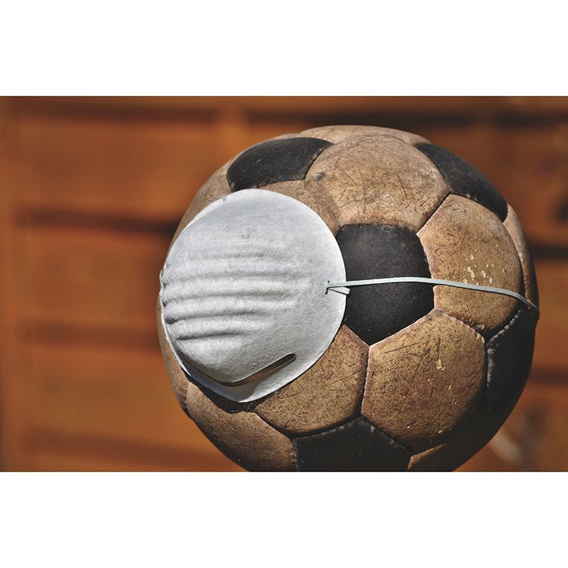 Football Wallpaper Murals Stain Resistant Wall Covering for Living Room