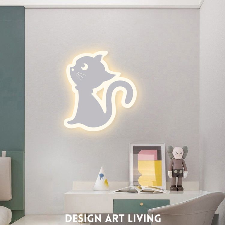 White Shaded Wall Mounted Light Minimalist-Style LED Metal Wall Mounted Lighting