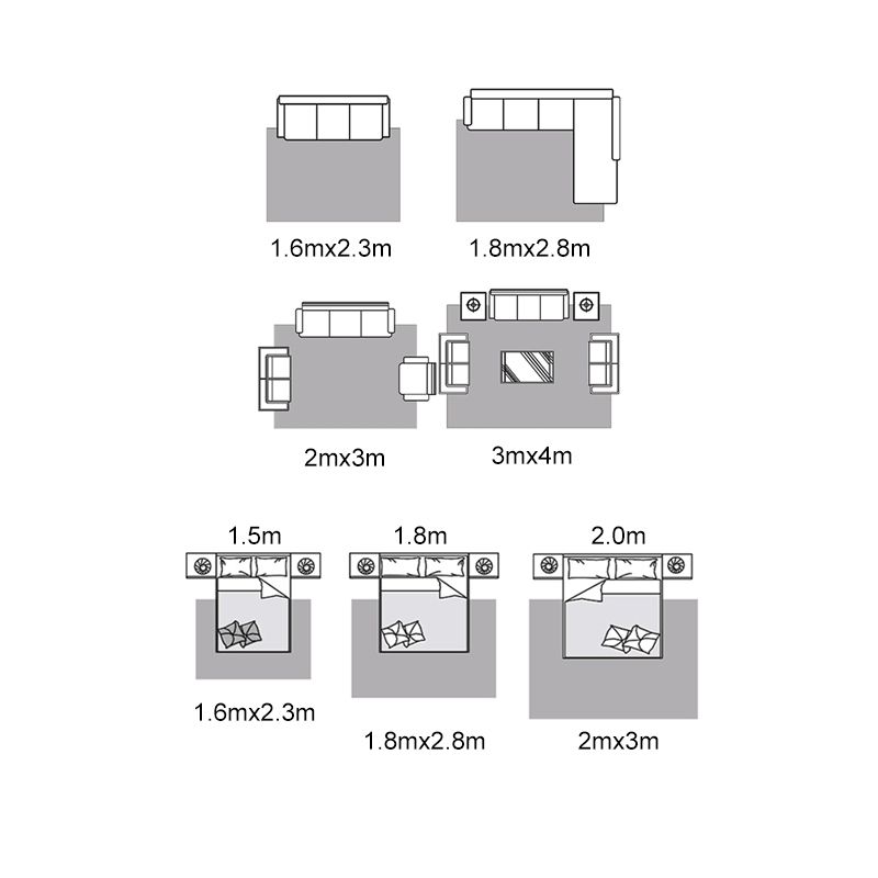 Hedendaagse artistiek gedrukt tapijt polyester gebied Rug vlekbestendig binnenvlein voor woonkamer