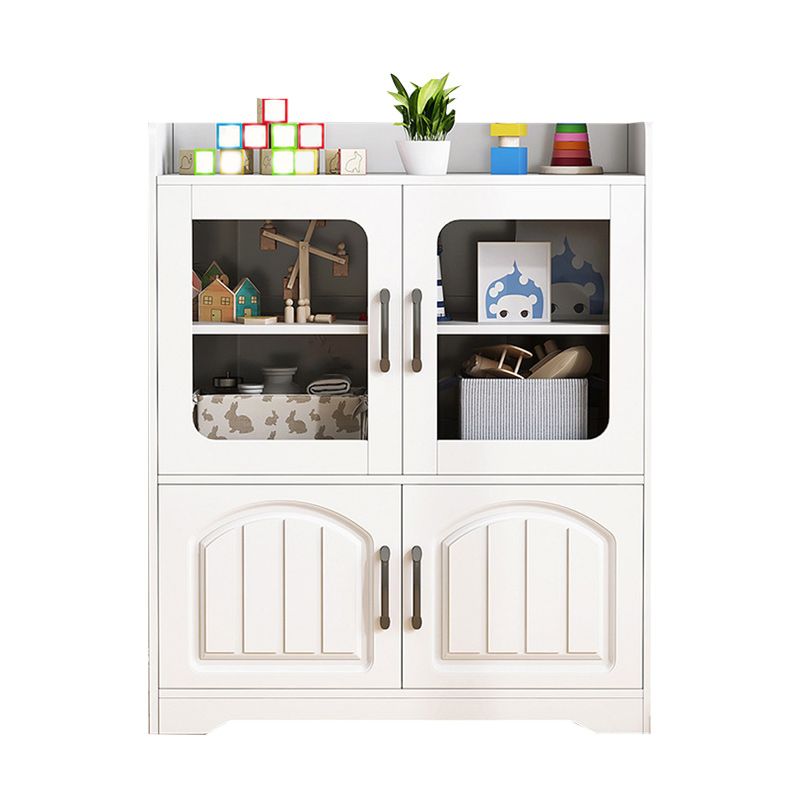 Modern Standard Accent Cabinet with Bar Pulls Doors Water Resistant Cabinet