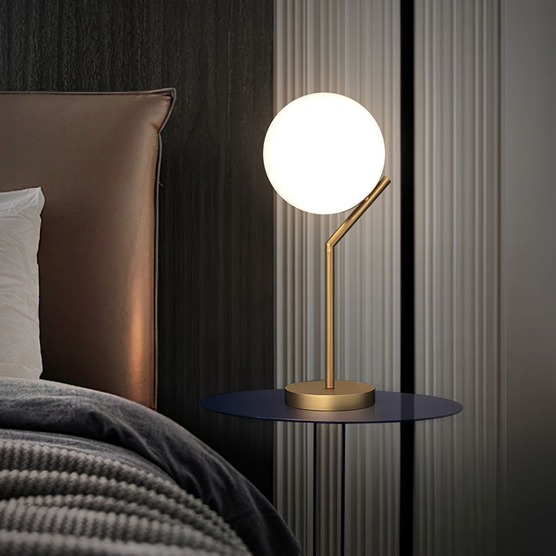 1-Licht globaler Tischlampe Modernes Glas Tischlicht