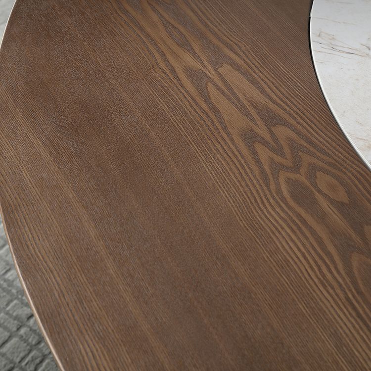 Round Dining Table Contemporary Style Dinner Table for Home Kitchen