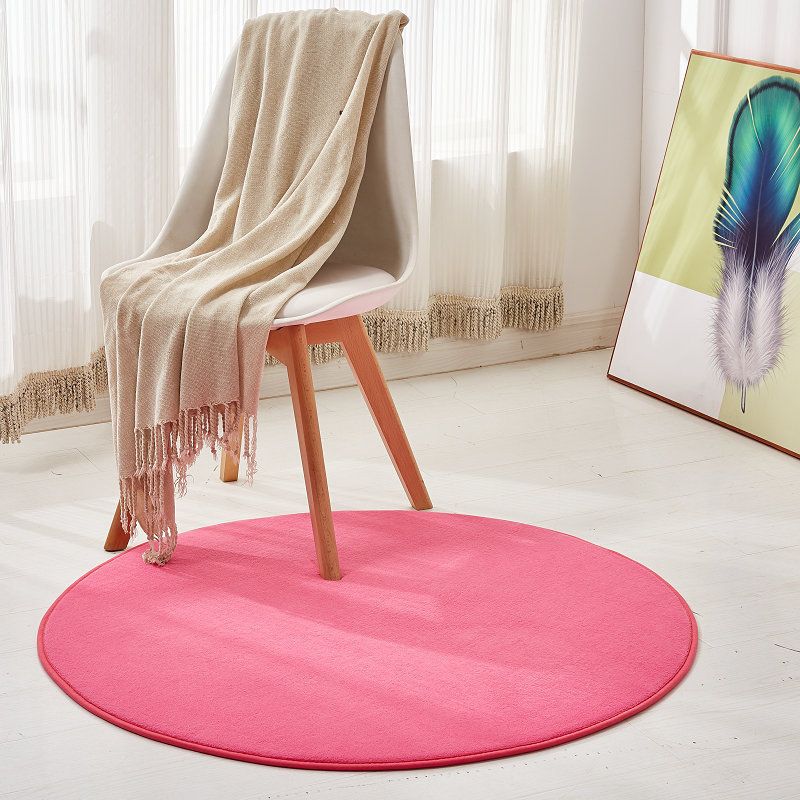 Simplicity Room Teppich Multi-Farben Festfarbbereich Teppichsynthetik Nicht-Schlupf-Backing Easy Care Waschable Innenenteppich