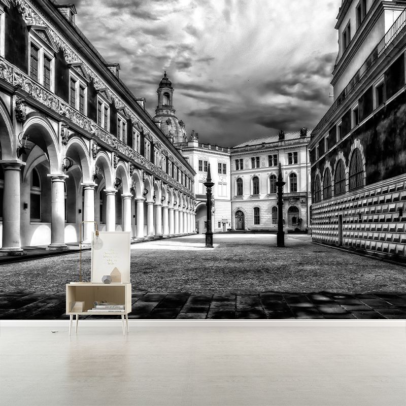 London City Mural Wallpaper Water-Resistant Wall Covering for Meeting Room Decoration