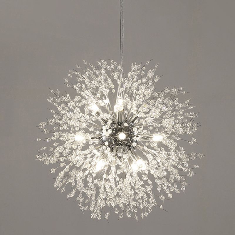 Moderne paardenbloem kroonluchter verlichtingsarmaturen multi-head suspensie hanger lamp