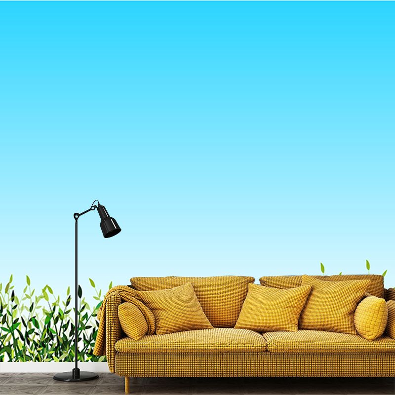 Tropical Plants Mildew Resistant Mural Decorative Wallpaper Wall Art