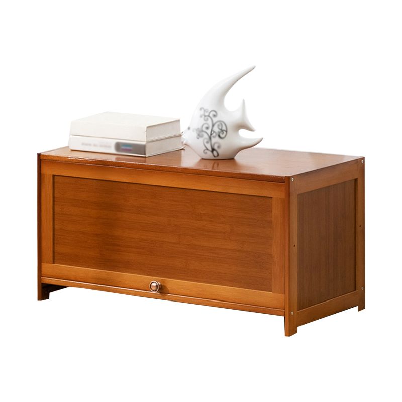 Contemporary Bamboo Barrister Bookcase Doors Included Bookcase for Home Office