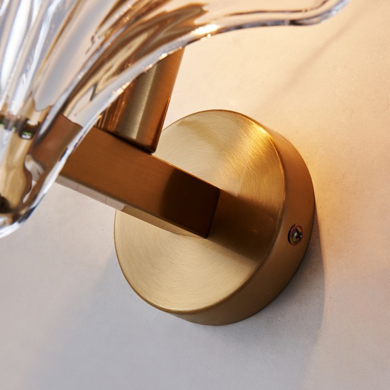 Goldkristall zeitgenössischer Wandleuchten 1-Licht-Jakobsmusch