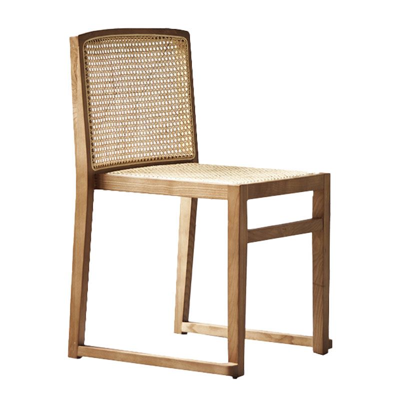 Sillas de comedor de estilo tradicional Sillas de comedor sin brazos de cocina con patas de madera