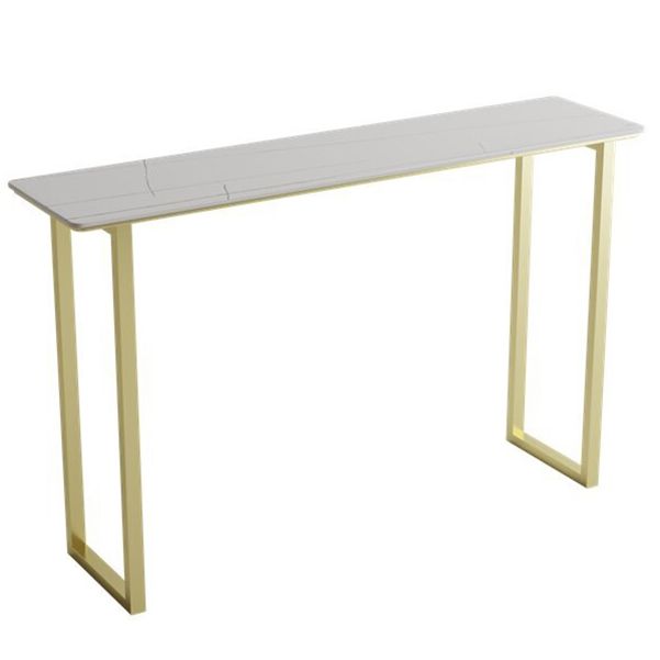 Modern Rectangle Sintered Stone Table Dining Bar Counter Table for Kitchen