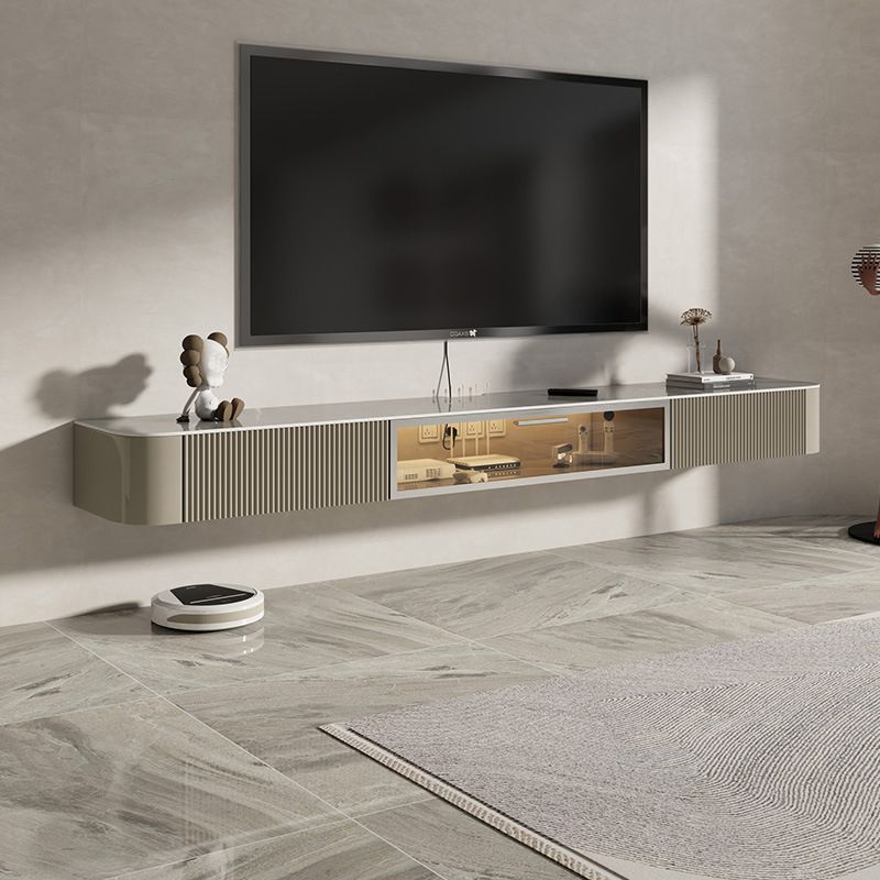 Contemporary TV Console Floating TV Media Console for Living Room