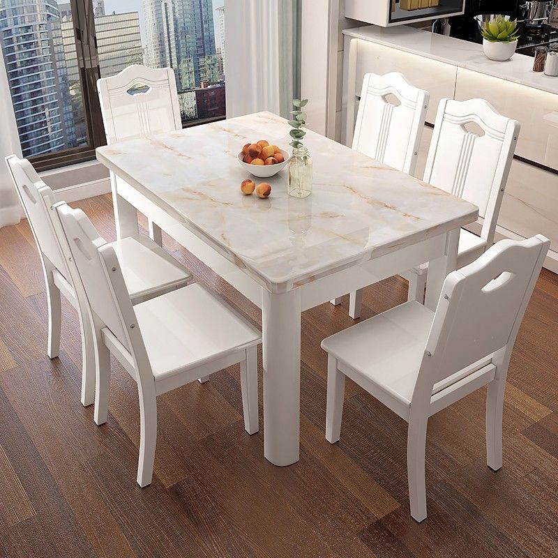 Rectangle Dining Room Dinner Kitchen Table Modern Dining Table
