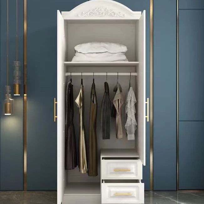 French Country Wardrobe Armoire White Wooden Wardrobe Cabinet