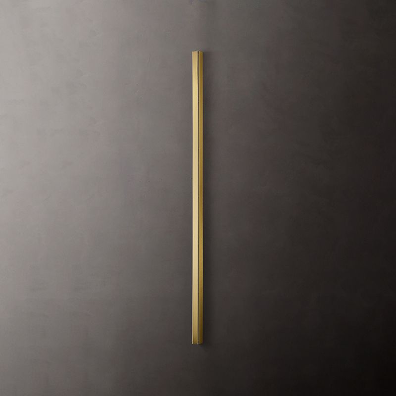 Modern Metal Wall Sconce Linear Shape Wall Light with Acrylic Shade for Bedroom