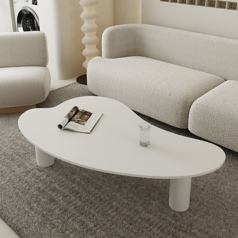 3 Legs Coffee Table Minimalist Slate Coffee Table for Living Room