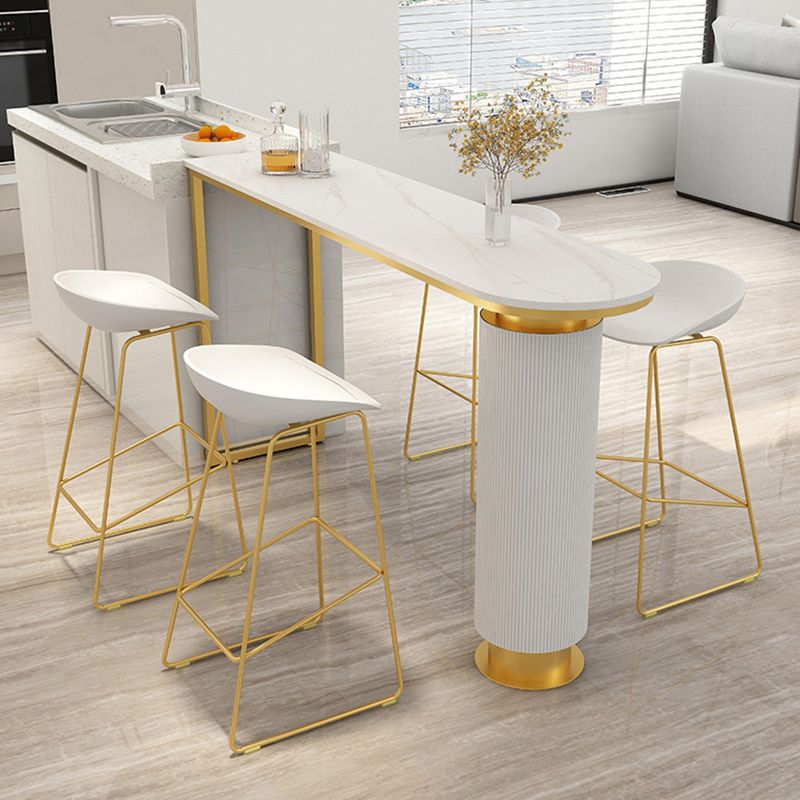 Specialty Bar Table Bar Height Contemporary Pub Table for Indoor