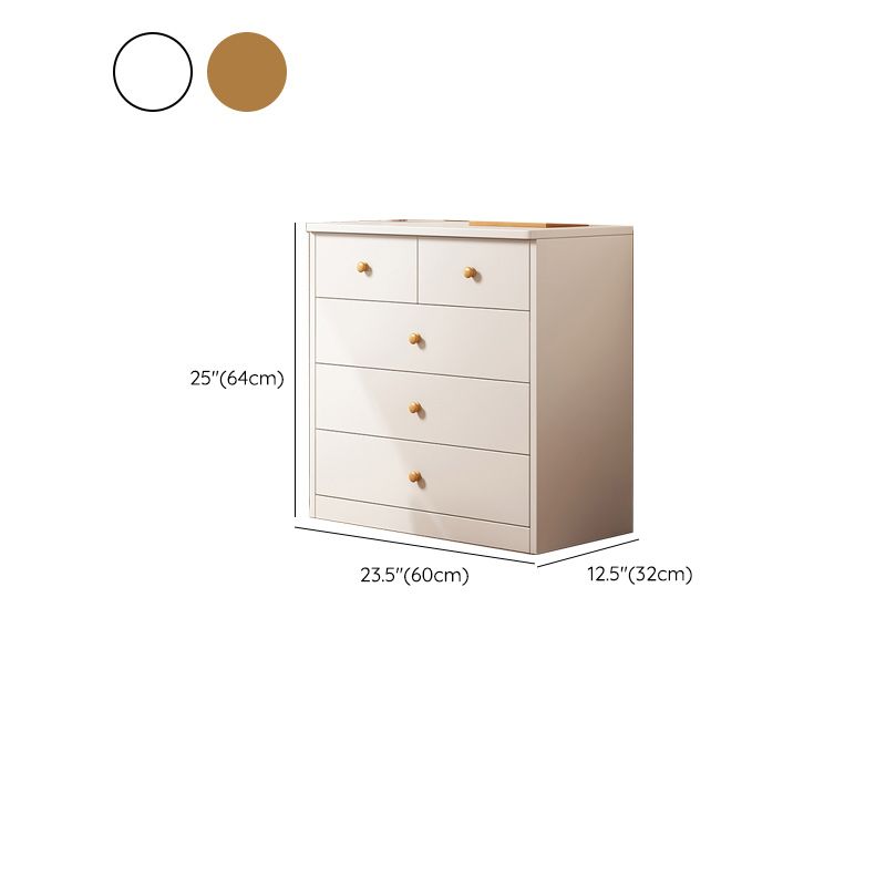 Standard Storage Cabinet Rectangle Modern Side Cabinet with Drawers